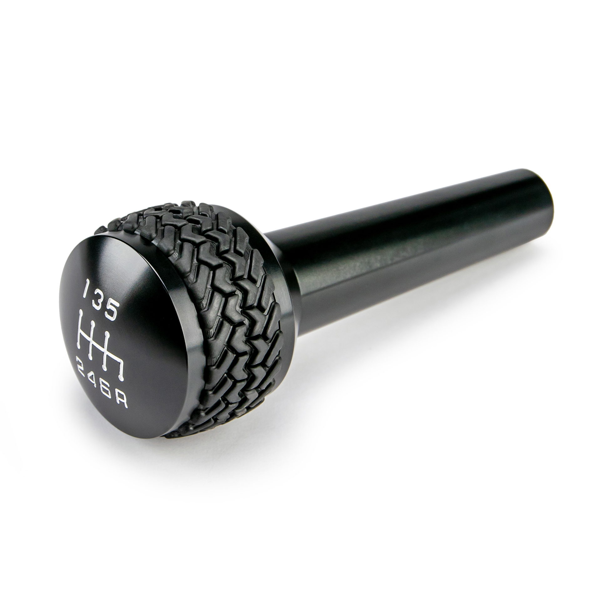DV8 Offroad 6-Speed Shift Knob for Jeep Wrangler (2005-2010), Black