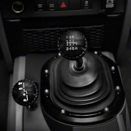 6-Speed Shift Knob for Jeep Wrangler JK (2011-2018), Black, view 4, DV8 Offroad D-JP-181112-BK
