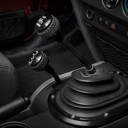 6-Speed Shift Knob for Jeep Wrangler JK (2011-2018), Black, view 5, DV8 Offroad D-JP-181112-BK