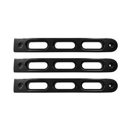 Slot Door Handle Inserts for Wrangler JK, Black, 3 Pieces, view 3, DV8 Offroad D-JP-190026-BK-3