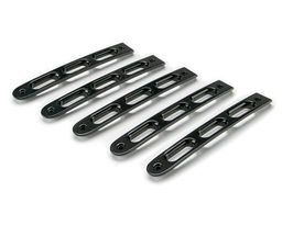 Slot Door Handle Inserts for Wrangler JK, Black, 5 Pieces, view 2, DV8 Offroad D-JP-190026-BK-5
