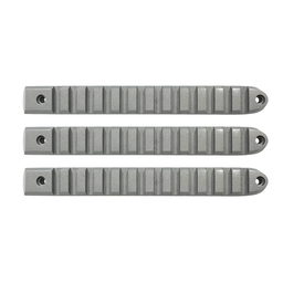 Rail Door Handle Inserts for Wrangler JK, Silver, 3 Pieces, view 2, DV8 Offroad D-JP-190028-AL-3