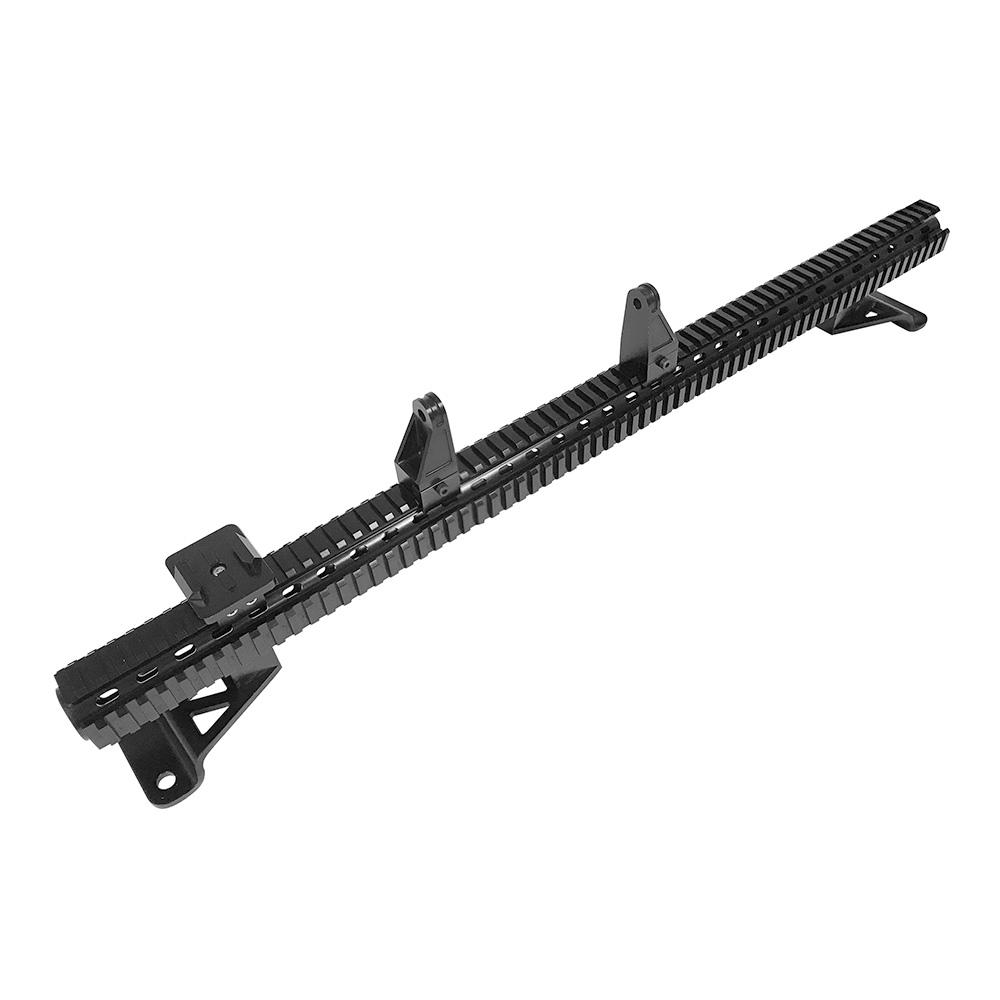 DV8 Offroad Picatinny Hood Mounted Rail System for Jeep Wrangler JK