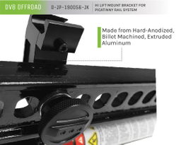 DV8 Offroad Hi Lift Mount Bracket D-JP-190056-JK, view 5