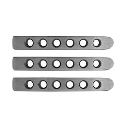 Aluminum Door Handle Inserts for Wrangler JK, 3 Pieces, view 2, DV8 Offroad D-JP-190059-AL-3