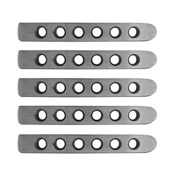 Aluminum Door Handle Inserts for Wrangler JK, 5 Pieces, view 2, DV8 Offroad D-JP-190059-AL-5