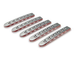 Aluminum Door Handle Inserts for Wrangler JK, 5 Pieces, view 3, DV8 Offroad D-JP-190059-AL-5