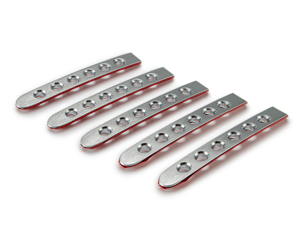 DV8 Offroad Aluminum Door Handle Inserts for Wrangler JK, 5 Pieces