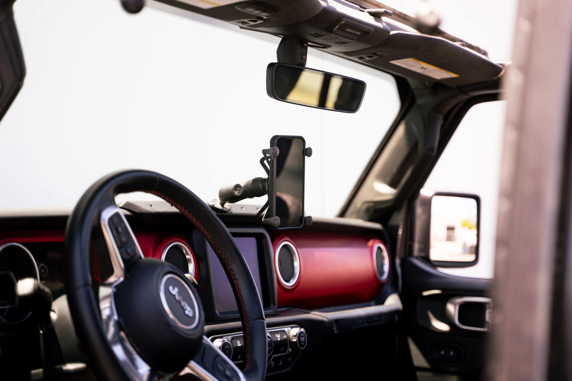 DV8 Offroad Digital Device Dash Mount for Wrangler JL & Gladiator