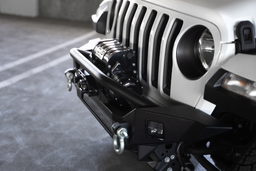 FS-7 Mid-Width Winch Front Bumper for Wrangler JL & Gladiator, view 2, DV8 Offroad FBJL-07