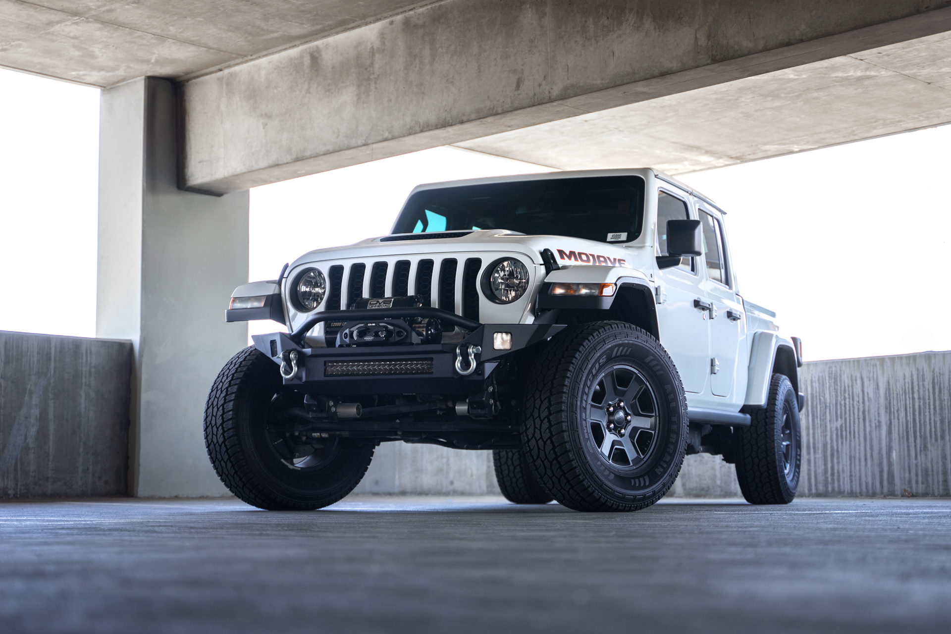 DV8 Offroad FS-7 Mid-Width Winch Front Bumper for Wrangler JL & Gladiator