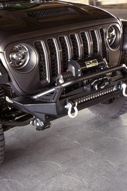 FS-1 Series Stubby Front Bumper for Wrangler & Gladiator, view 6, DV8 Offroad FBJL-11