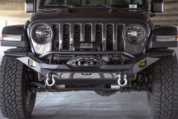 MTO Series Front Bumper for Wrangler JK, JL & Gladiator, view 6, DV8 Offroad FBJL-12