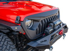 Replacement Grille for Wrangler JL & Gladiator, Black, view 5, DV8 Offroad GRJL-01