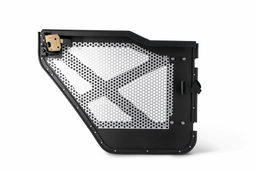 Rear Half Door with Aluminum Mesh, Wrangler JL & Gladiator, view 6, DV8 Offroad HDJL-01R