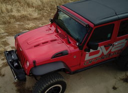 Heat Dispersion Hood for Jeep Wrangler JK, view 6, DV8 Offroad HDMB07-02