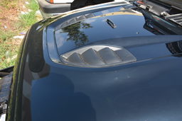 10th Anniversary Style Hood for Jeep Wrangler JK, view 2, DV8 Offroad HDMB07-TA