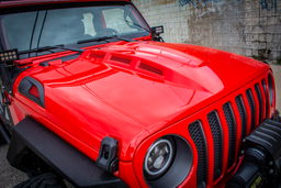 Heat Dispersion Hood for Wrangler JL & Gladiator, view 3, DV8 Offroad HDMBJL-01