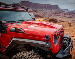 Heat Dispersion Hood for Wrangler JL & Gladiator, view 6, DV8 Offroad HDMBJL-01