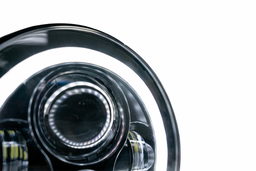 Projector Headlights with Halo for Jeep Wrangler JK, view 3, DV8 Offroad HL7JK-02