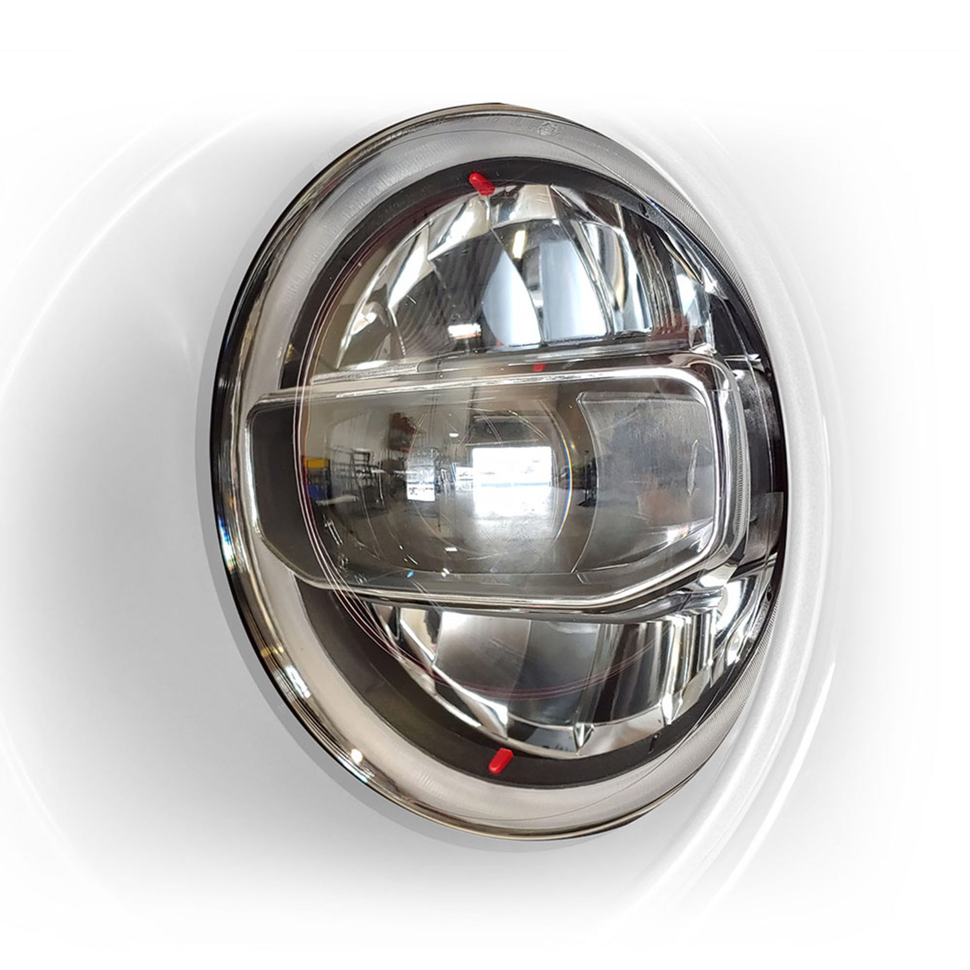 DV8 Offroad LED Headlights for Wrangler JL & Gladiator, Chrome
