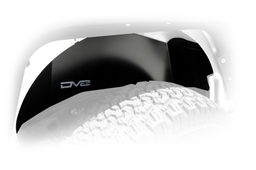 Rear Inner Fenders for Jeep Wrangler JK, Black, view 2, DV8 Offroad INFEND-01RB