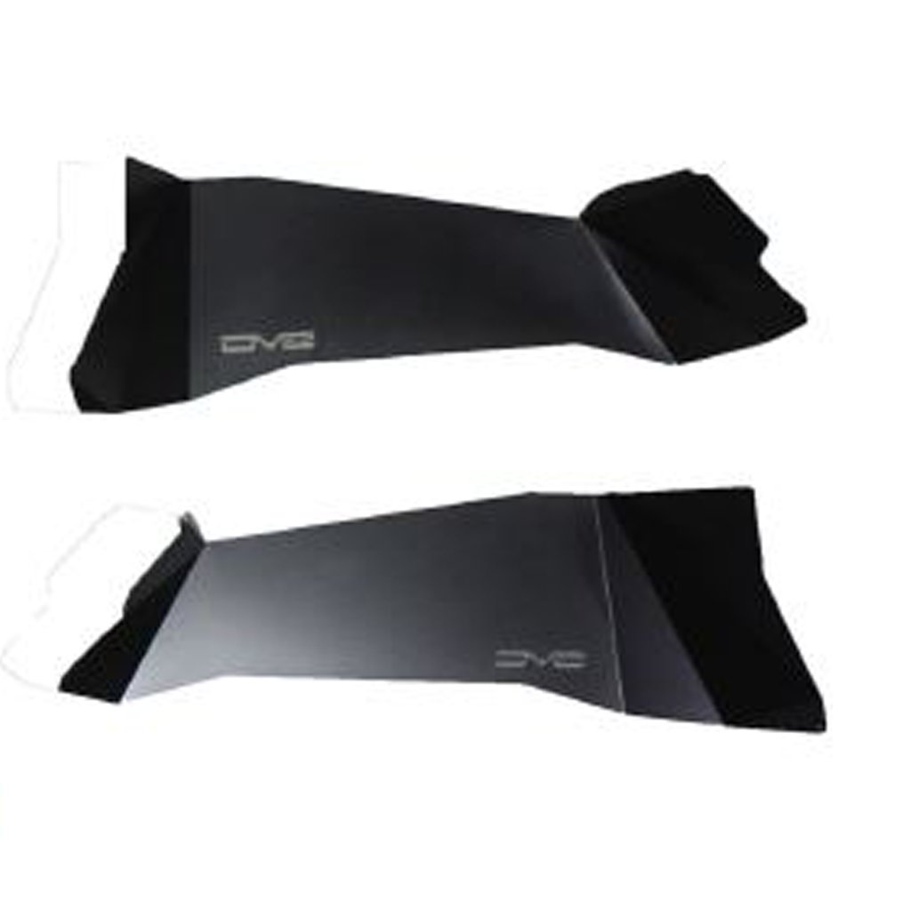 DV8 Offroad Rear Inner Fenders for Jeep Wrangler JK, Black
