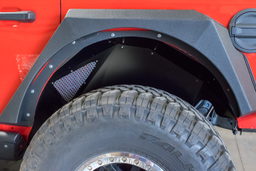 Rear Inner Fenders for Jeep Wrangler JL, Black, view 2, DV8 Offroad INFEND-03RB