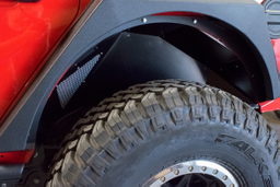 Rear Inner Fenders for Jeep Wrangler JL, Black, DV8 Offroad INFEND-03RB