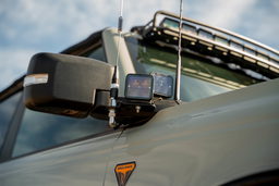 A-Pillar Dual Light Pod Drop Mounts for Ford Bronco, view 6, DV8 Offroad LBBR-08