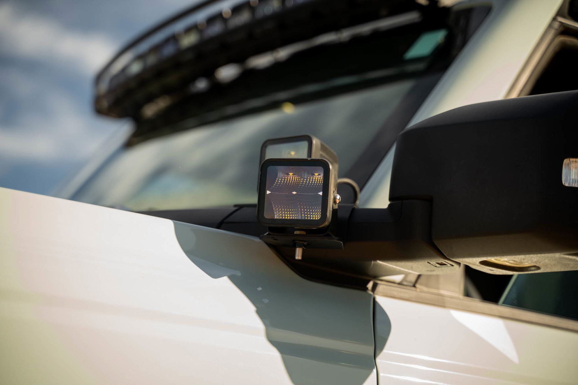 DV8 Offroad A-Pillar Dual Light Pod Drop Mounts for Ford Bronco