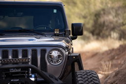 A-Pillar Dual Pod Light Mounts for Wrangler JL & Gladiator, view 4, DV8 Offroad LBJL-04