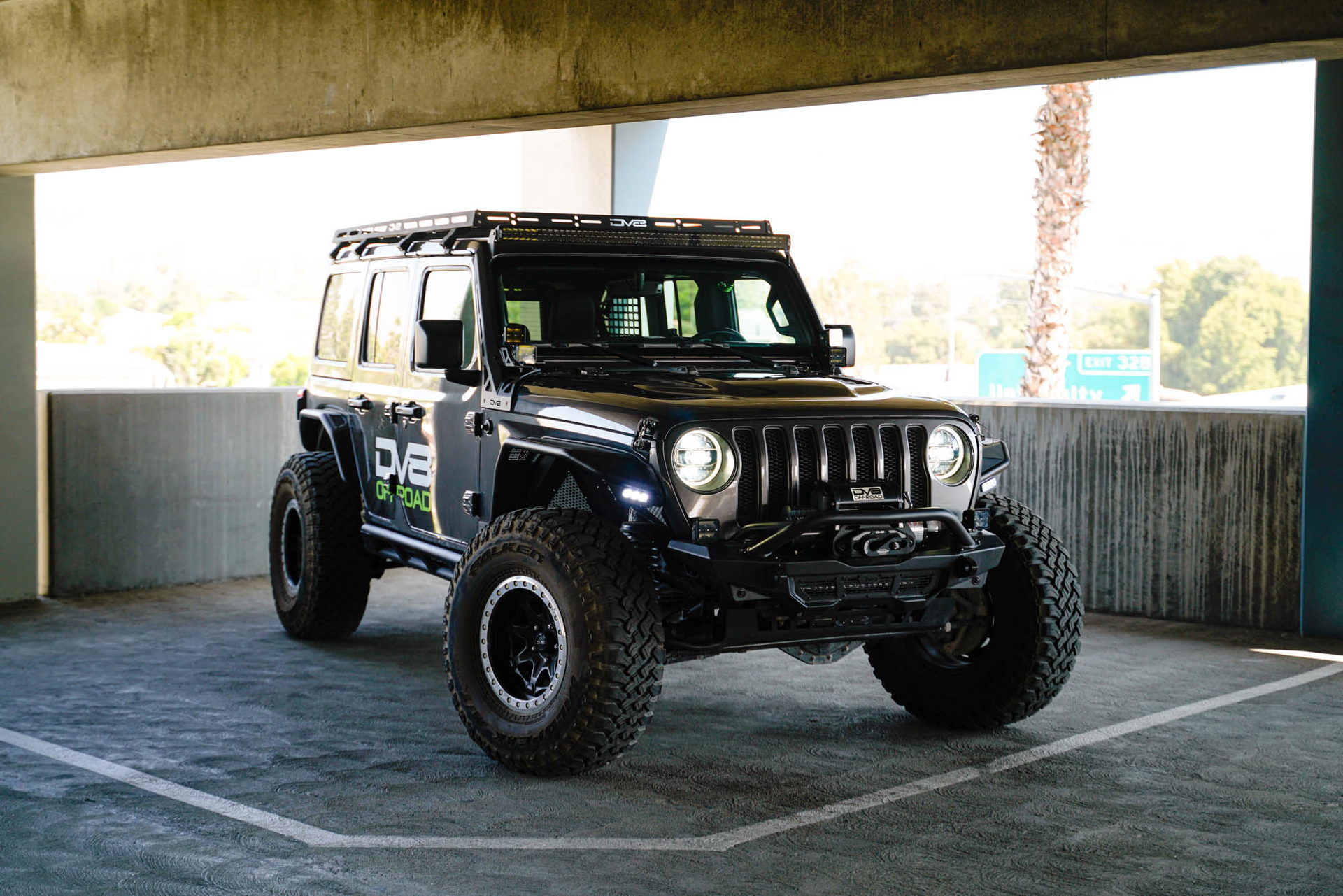 DV8 Offroad Light Bar Mount for Jeep Wrangler JL & Gladiator JT