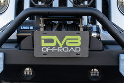 DV8 Offroad Fairlead Mounted Flip-Up License Plate Bracket LPBM-02, view 3