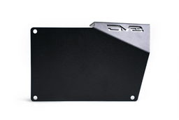 DV8 Offroad Front license plate relocation bracket places plate to the side of the bumper. LPBR-02, view 3