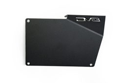 DV8 Offroad Front license plate relocation bracket places plate to the side of the bumper. LPBR-02, view 4