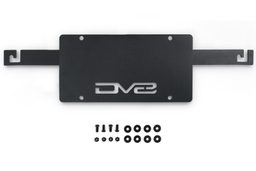 Front License Plate Mount for Ford Bronco Capable Bumper, view 2, DV8 Offroad LPBR-04
