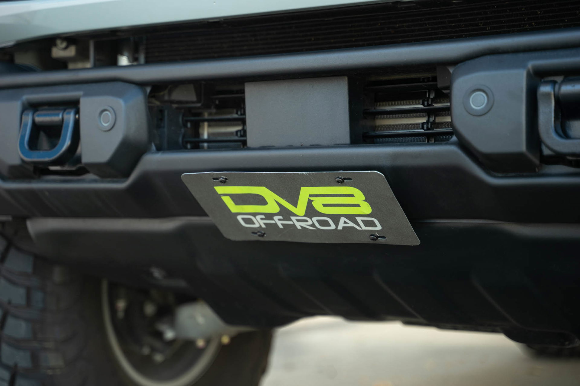 DV8 Offroad Slanted Front License Plate Mount for Ford Bronco
