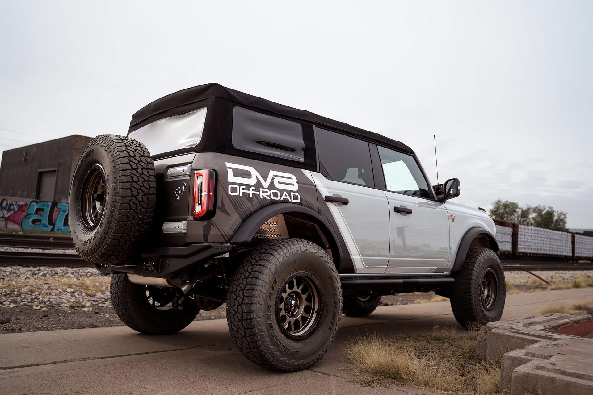 FS-15 Series Rear Bumper for Ford Bronco — DV8 Offroad RBBR-02 — Rear Bumpers