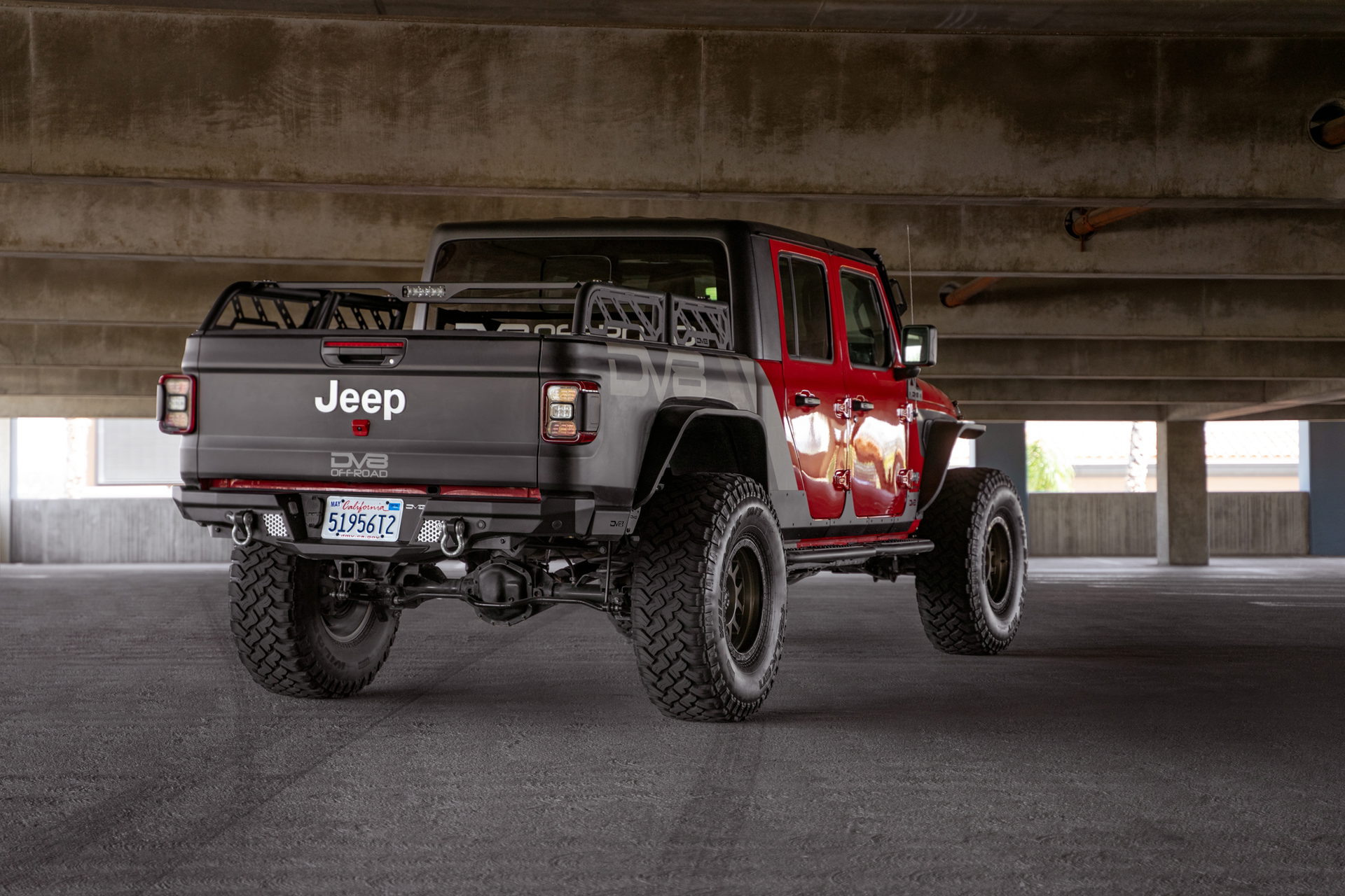 MTO Series Rear Bumper for Jeep Gladiator JT — DV8 Offroad RBGL-06 — Rear Bumpers