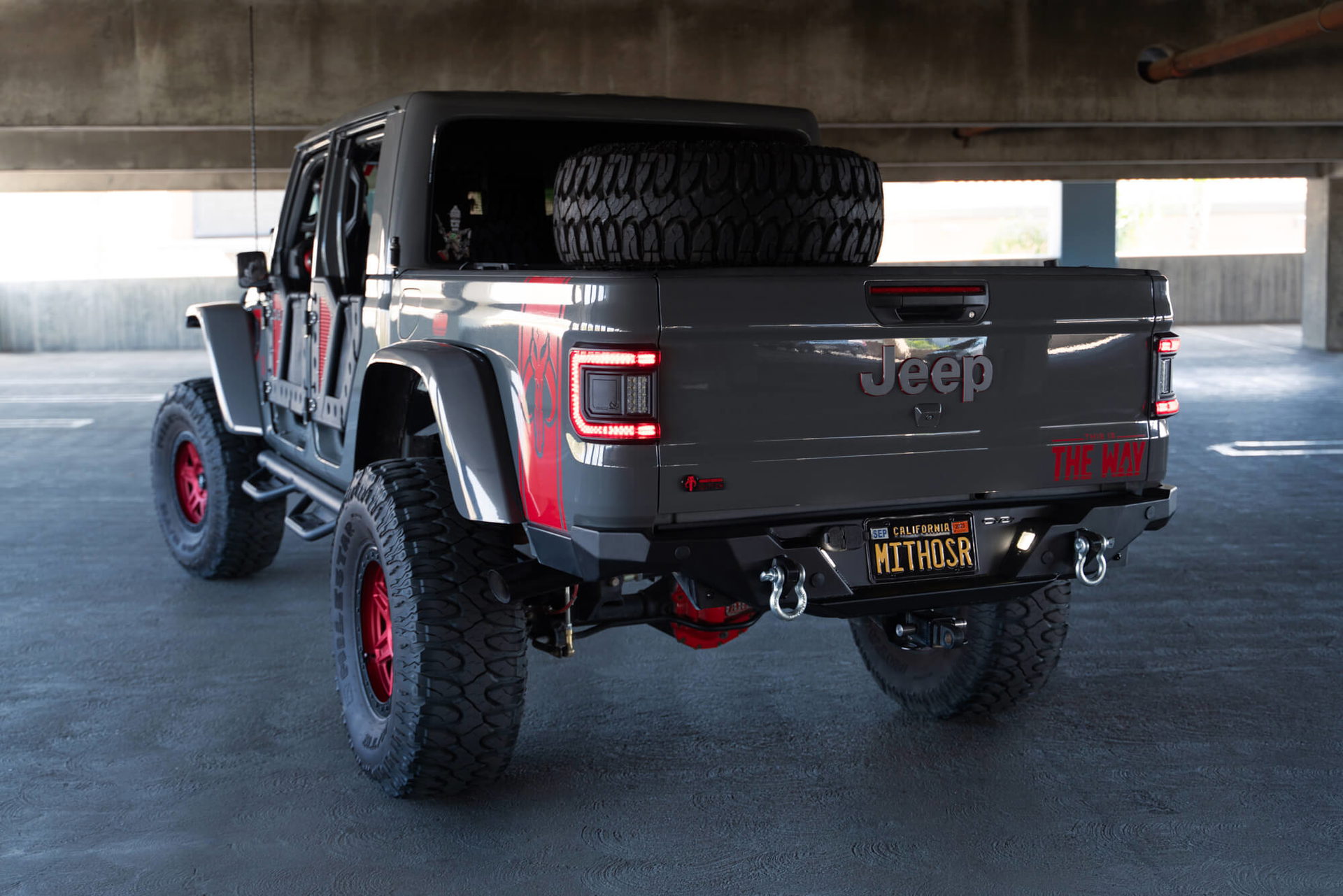 FS-15 Series Rear Bumper for Jeep Gladiator JT — DV8 Offroad RBGL-11 — Rear Bumpers