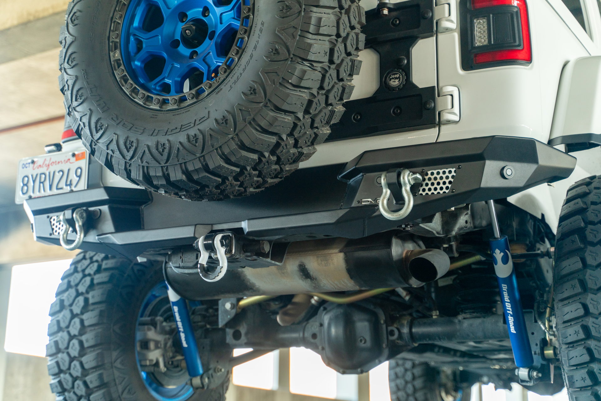 MTO Series Rear Bumper with Optional Tire Carrier, Wrangler JL — DV8 Offroad RBJL-13 — Rear Bumpers