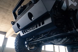 DV8 Offroad JL/JT Front Bumper Sway-Bar Disconnect Motor Skid Plate SPJL-02, view 6