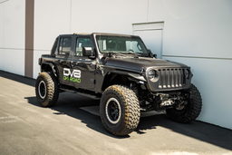 OE Plus 4-Door Side Steps for Jeep Wrangler JL, view 2, DV8 Offroad SRJL-08