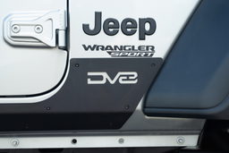 2-Door Rock Skins for Jeep Wrangler JL, view 2, DV8 Offroad SRJL-29