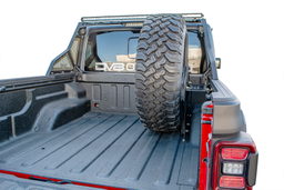 Stand Up Spare Tire Mount for Jeep Gladiator, view 4, DV8 Offroad TCGL-02