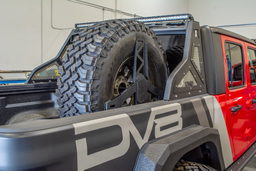 Stand Up Spare Tire Mount for Jeep Gladiator, view 5, DV8 Offroad TCGL-02