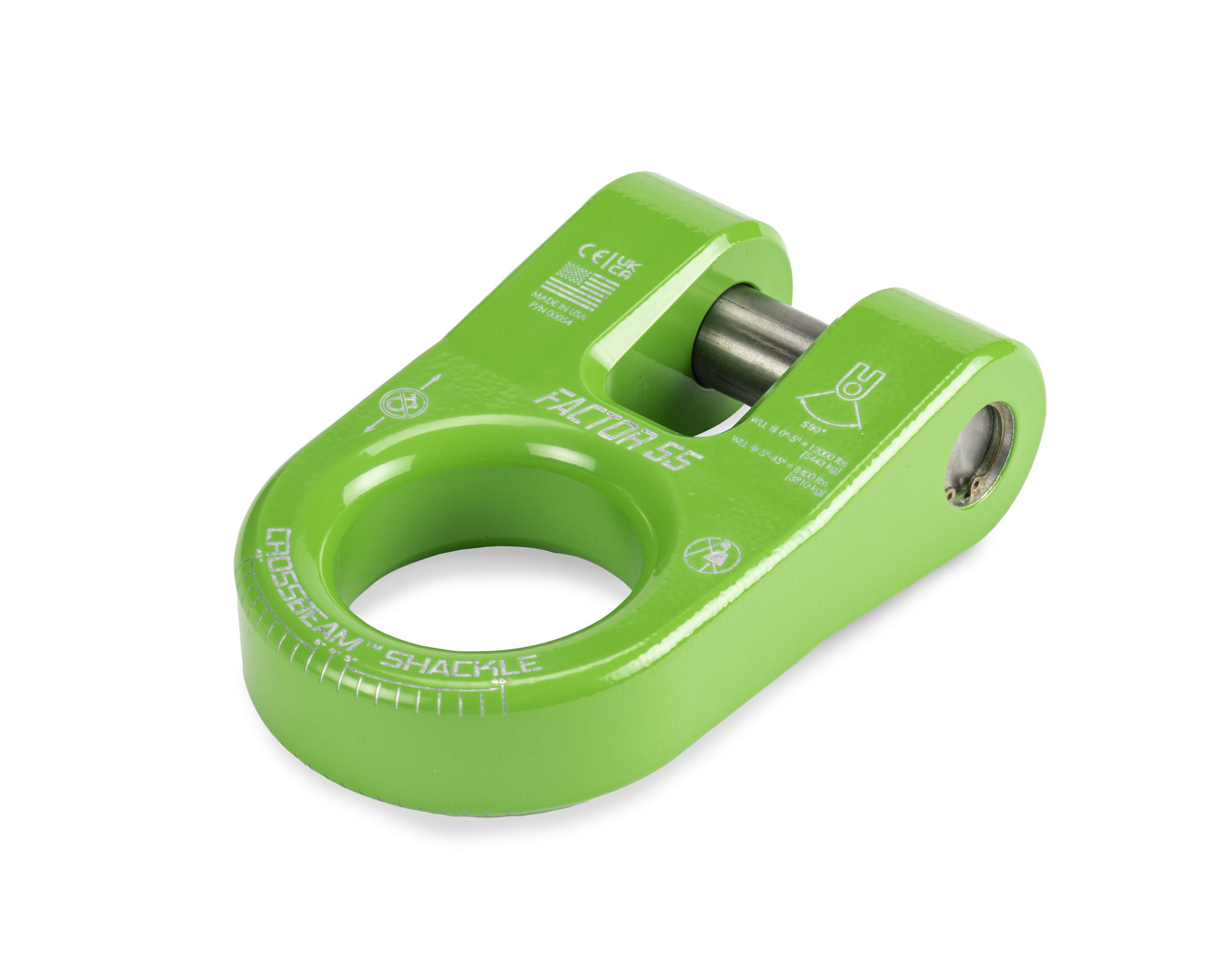 Factor 55 CrossBeam Shackle, Green