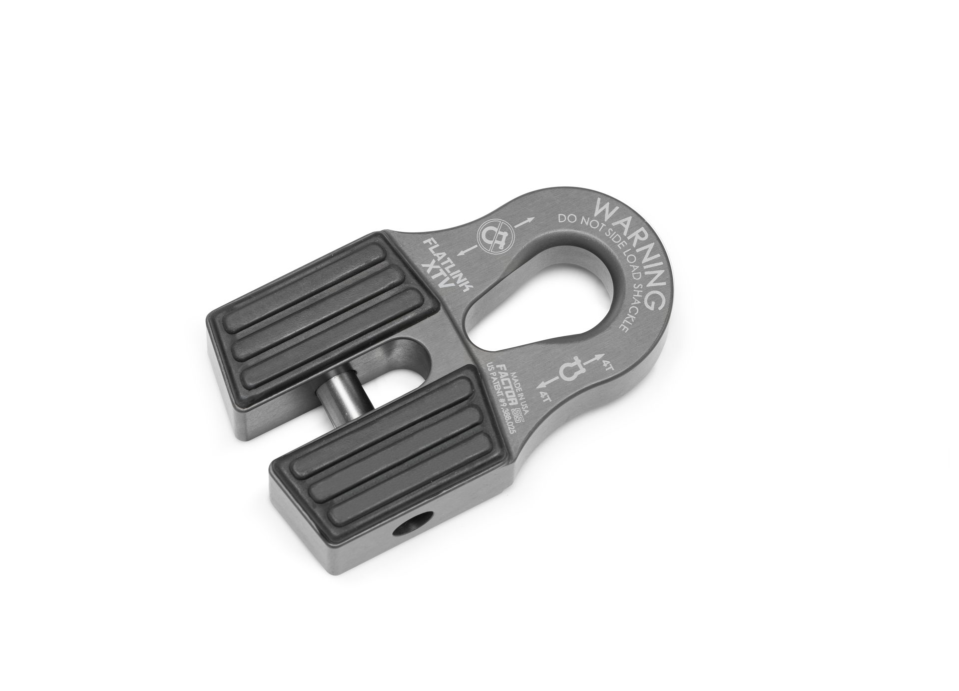 Factor 55 FlatLink XTV Winch Shackle Mount, Gray