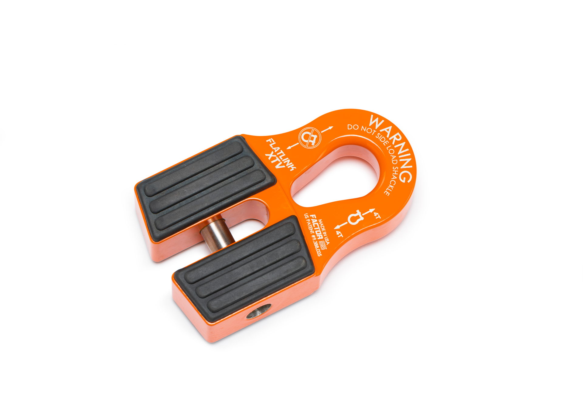 Factor 55 FlatLink XTV Winch Shackle Mount, Orange